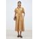 Suncoo A-lijn jurk camel
