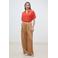Suncoo wide leg broek camel
