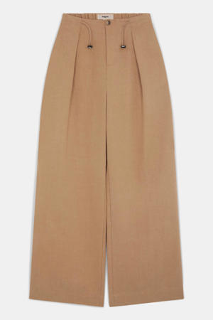 wide leg broek camel