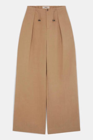wide leg broek camel