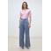 Suncoo high waist wide leg jeans light blue denim