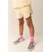 Tumble 'n Dry regular waist sweatshort lichtgeel