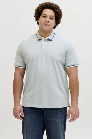regular polo Plus Size mintgroen