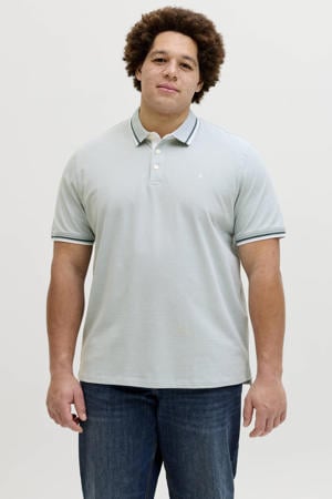 regular polo Plus Size mintgroen