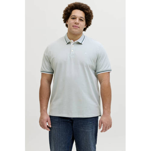 JACK & JONES PLUS SIZE regular polo Plus Size mintgroen afbeelding