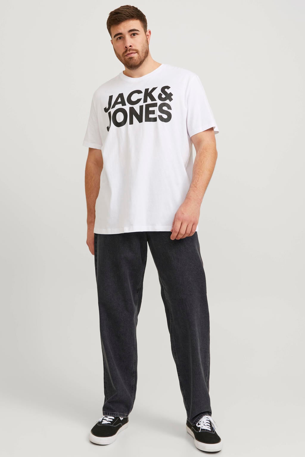 JACK & JONES PLUS SIZE relaxed fit jeans - black denim