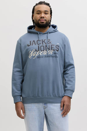 hoodie Plus Size blauw