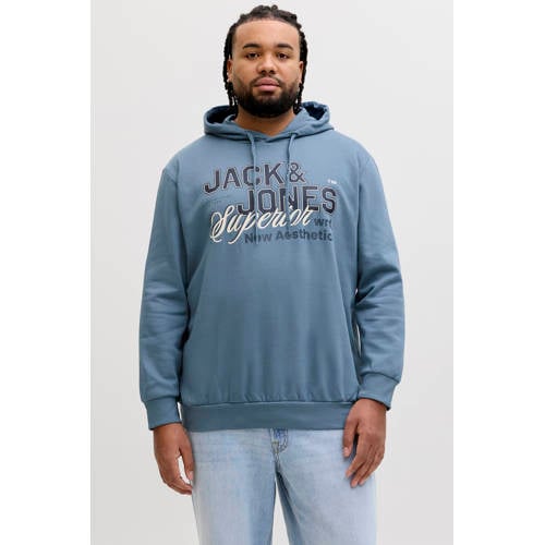 JACK & JONES PLUS SIZE hoodie Plus Size blauw afbeelding