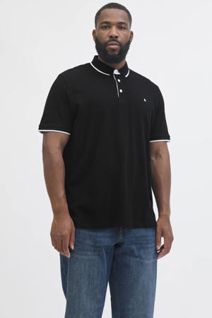 regular polo Plus Size zwart
