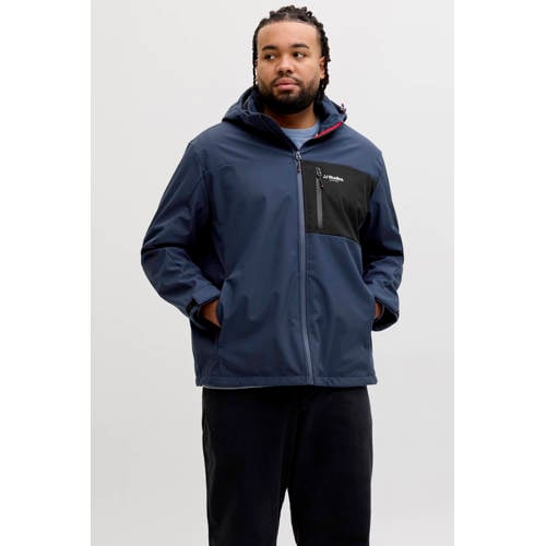 JACK & JONES PLUS SIZE softshell jas Plus Size donkerblauw afbeelding