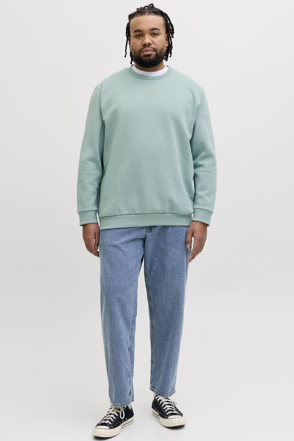 JACK & JONES PLUS SIZE sweater Plus Size turquoise