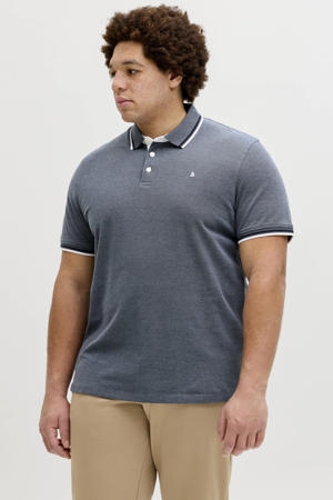 regular polo Plus Size blauw