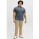 JACK & JONES PLUS SIZE regular polo Plus Size blauw