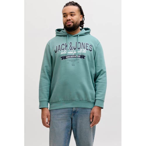 JACK & JONES PLUS SIZE hoodie Plus Size turquoise afbeelding