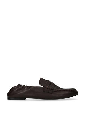 leren loafers bruin
