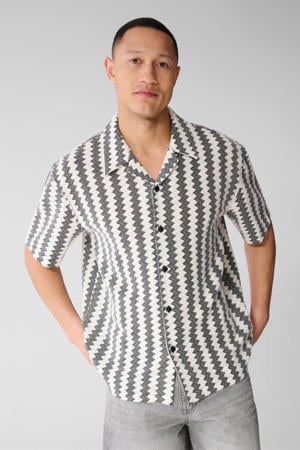 relaxed casual overhemd zwart