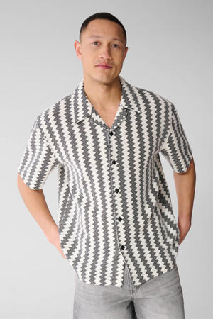 relaxed casual overhemd zwart