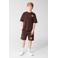 Shoeby T-shirt met backprint donkerbruin