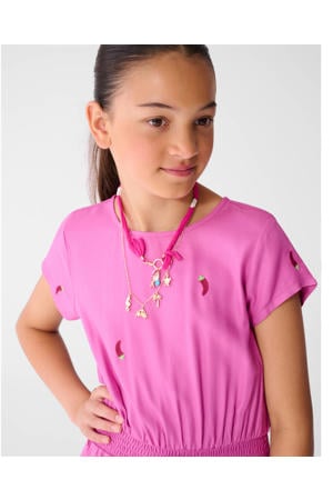 korte jurk roze
