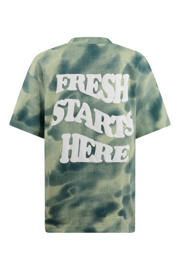 thumbnail: Shoeby T-shirt met backprint groen