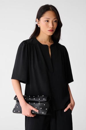 blousetop zwart