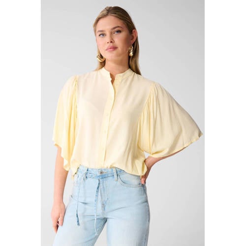 Shoeby blouse lichtgeel afbeelding