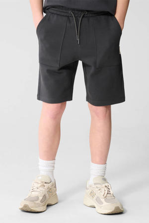 regular waist sweatshort antraciet