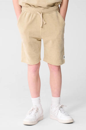 regular waist casual short beige