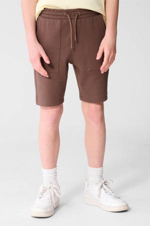 sweatshort donkerbruin