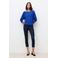 Caroll top blauw fijn gebreid