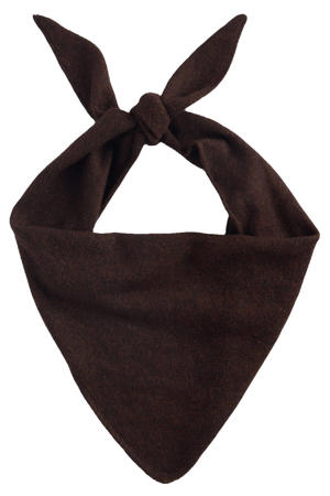 triangle scarf Olive donkerbruin