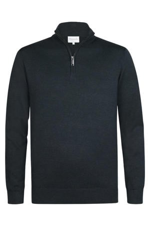 gebreide trui donkerblauw