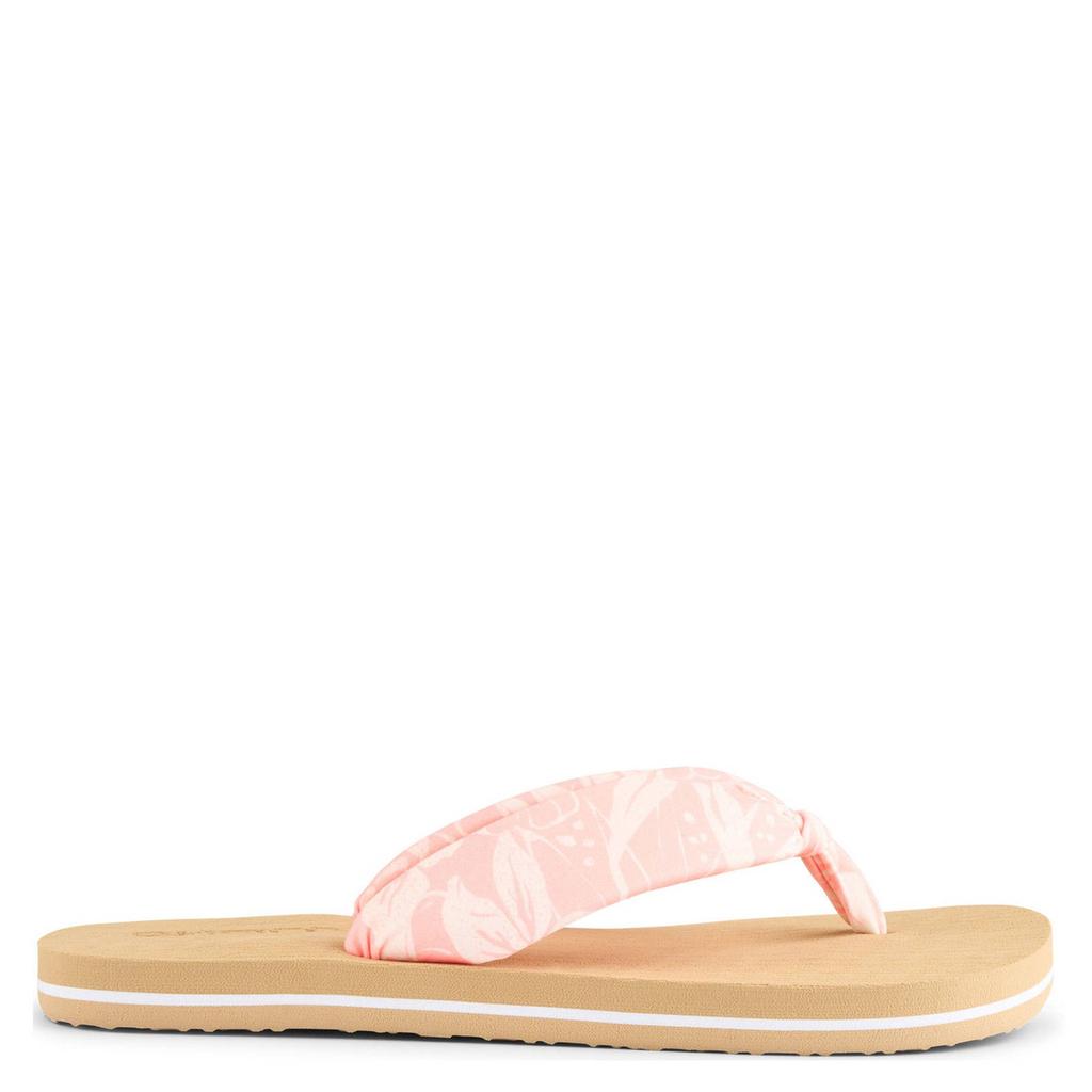 Lichtbruine dames O'Neill teenslippers Peach Island Sky van textiel