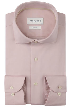 slim zakelijk overhemd roze