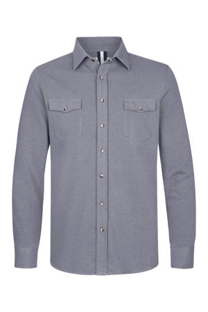 overshirt grijsblauw
