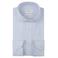 Profuomo slim gestreepte casual overhemd lichtblauw