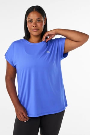 Plus Size sport T-shirt paars