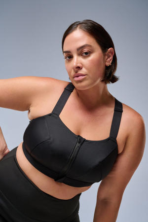 Plus Size level 4 sportbh zwart