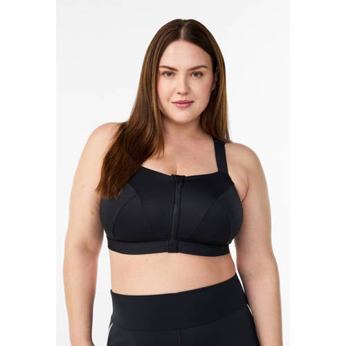 Wehkamp ACTIVE By Zizzi Plus Size sport-bh extreme support zwart aanbieding