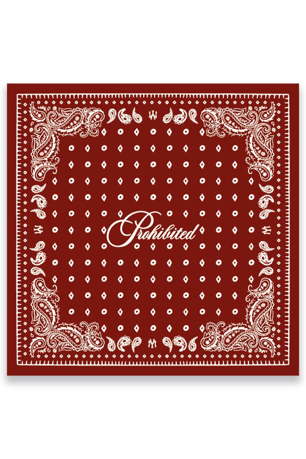 Prohibited bandana rood