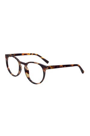 leesbril met tortoise print Papillon bruin