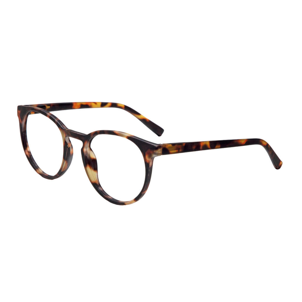 Looplabb leesbril met tortoise print Papillon bruin