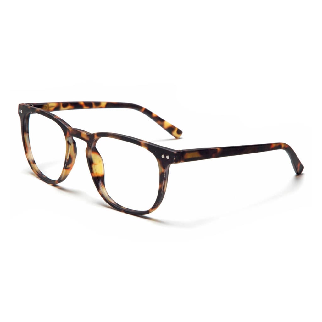 Looplabb leesbril met tortoise print The George bruin
