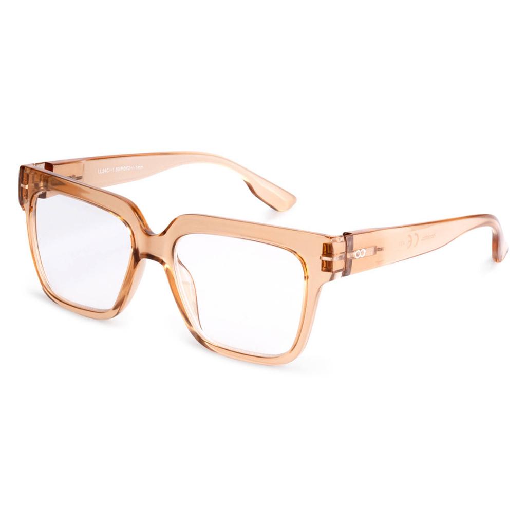 Looplabb leesbril Max champagne