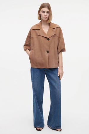 leren jas camel