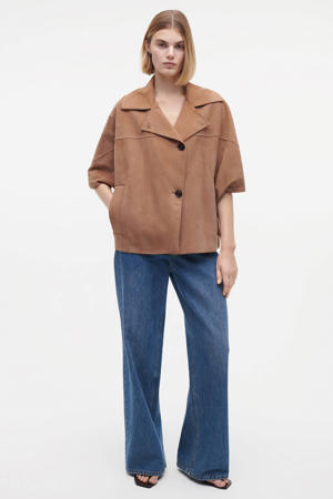 leren jas camel