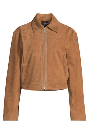 suede jack camel