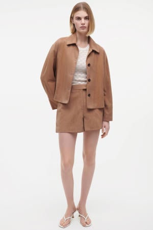 suede jack camel
