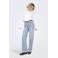 ONLY high waist wide leg jeans light blue denim