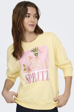 sweater lichtgeel